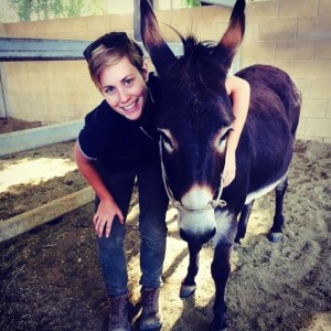 Dr Allie with a delightfully cute patient